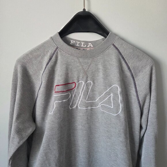 Fila Grey Crewneck Sweatshirt - Picture 2 of 4